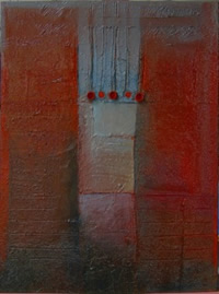 El muro, huile et acrylique sur toile, 74 x 55